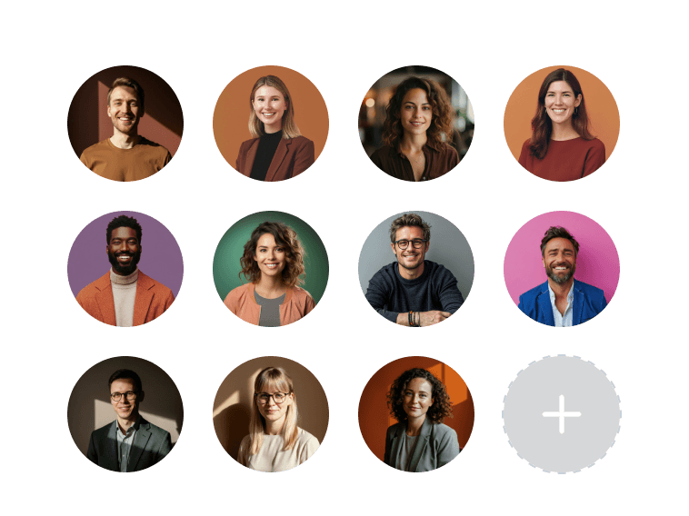 Example AI presenters available for your listing videos